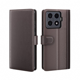 Fodral Xiaomi 15t Pro Äkta Läder