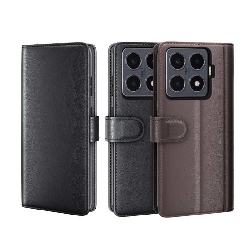 Fodral Xiaomi 15t Pro Äkta Läder