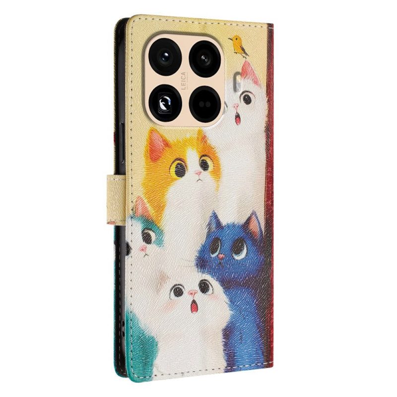 Fodral Xiaomi 15t Pro Färgglada Katter