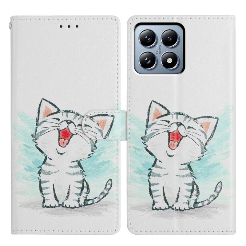 Fodral Xiaomi 15t Pro Glad Kattunge