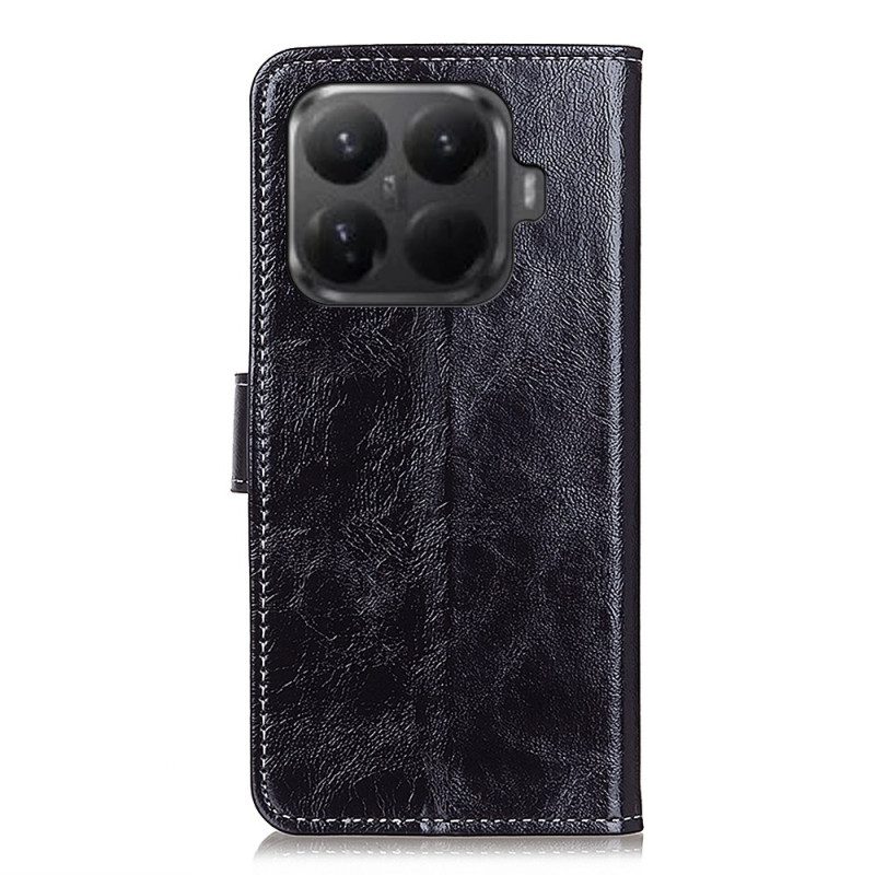 Fodral Xiaomi 15t Pro Glansigt Lädermönster
