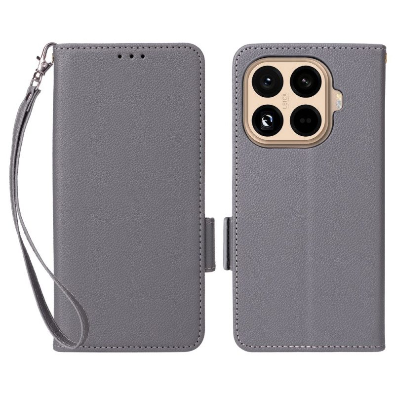 Fodral Xiaomi 15t Pro Konstläder Med Snodd