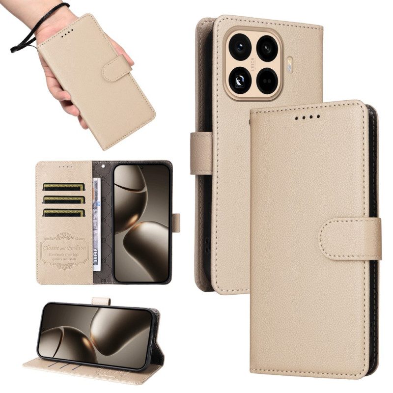 Fodral Xiaomi 15t Pro Rfid-plånbok Med Lädereffekt