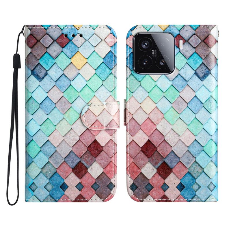 Fodral Xiaomi 15t Pro Rutigt Mönster
