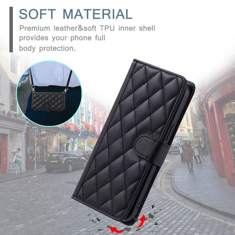 Fodral Xiaomi 15t Quiltad Med Remmar