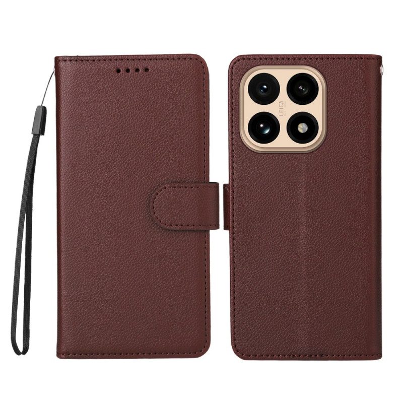Fodral Xiaomi 15t Texturerat Konstläder