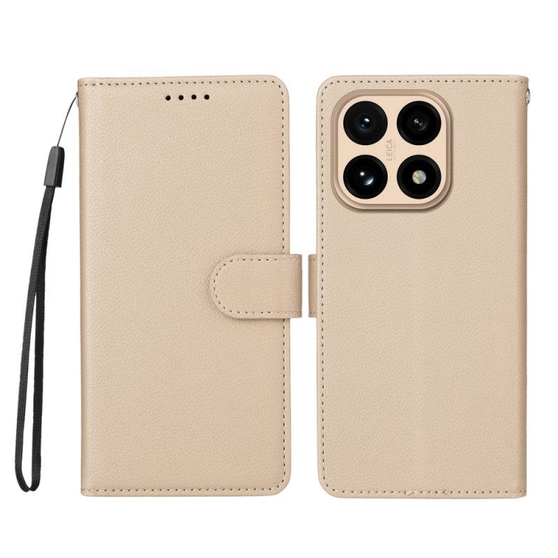 Fodral Xiaomi 15t Texturerat Konstläder