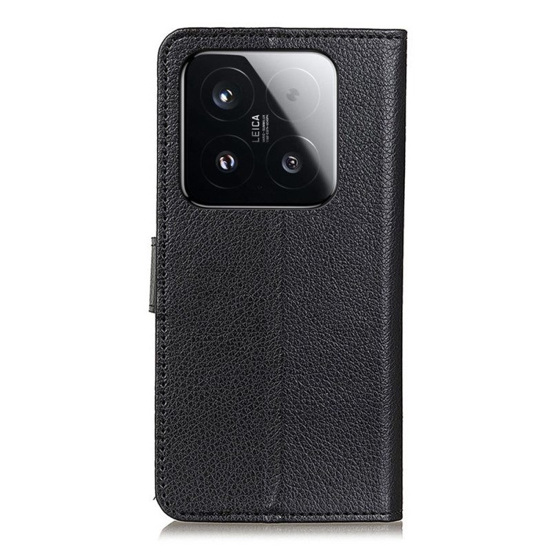 Fodral Xiaomi 15t Traditionellt Konstläder