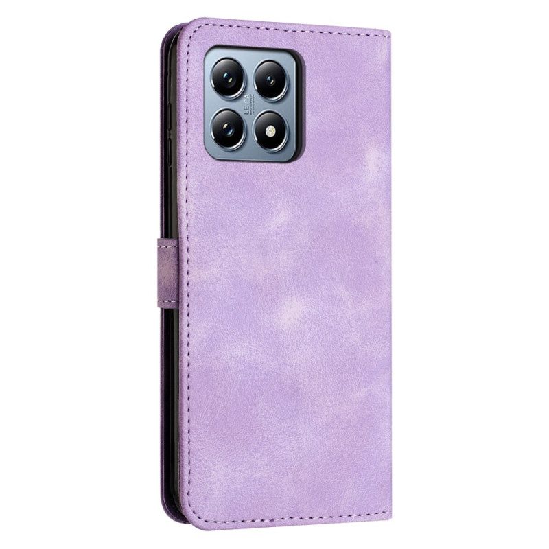 Fodral Xiaomi 15t Triangulärt Mönster Och Rem