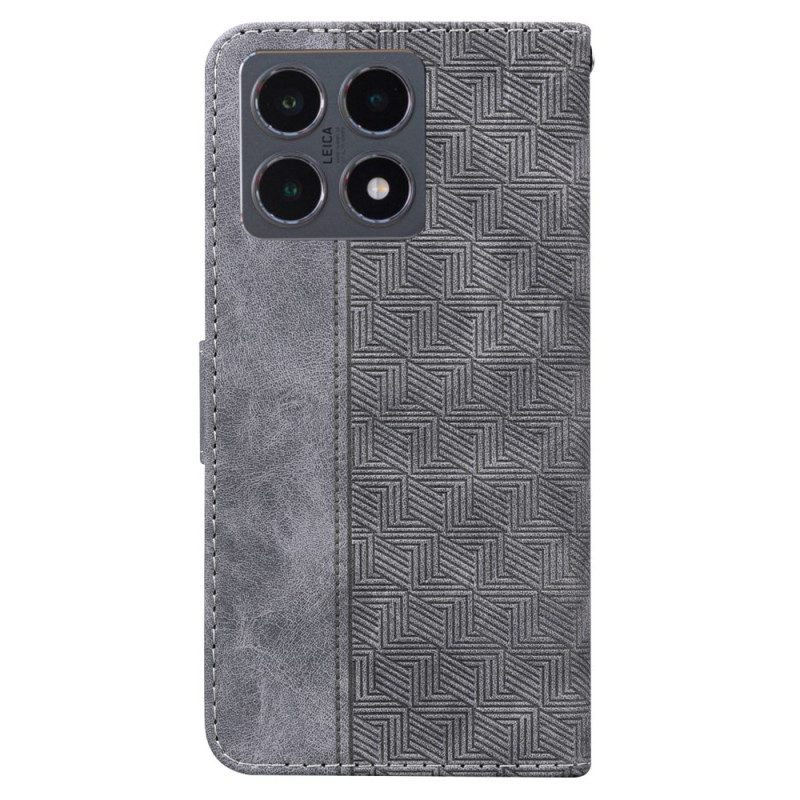 Fodral Xiaomi 15t Vävt Mönster