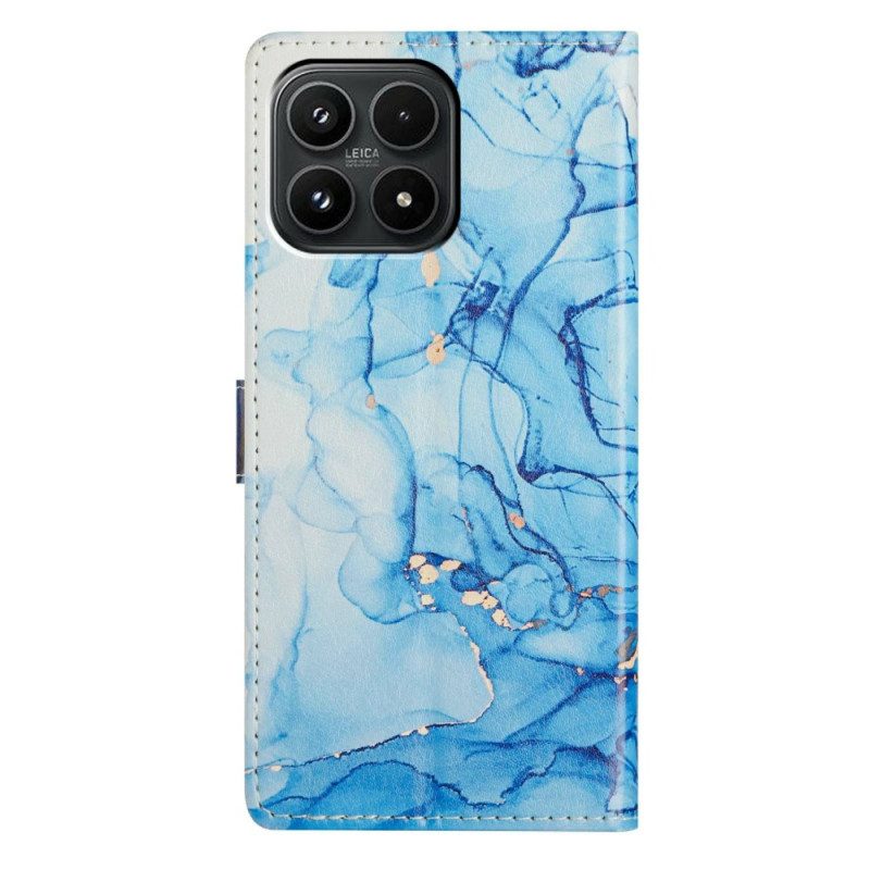 Fodral Xiaomi 17 Blå Marmor