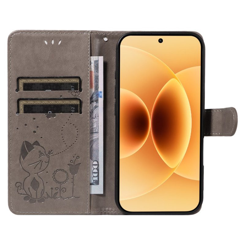 Fodral Xiaomi 17 Katt Och Bi