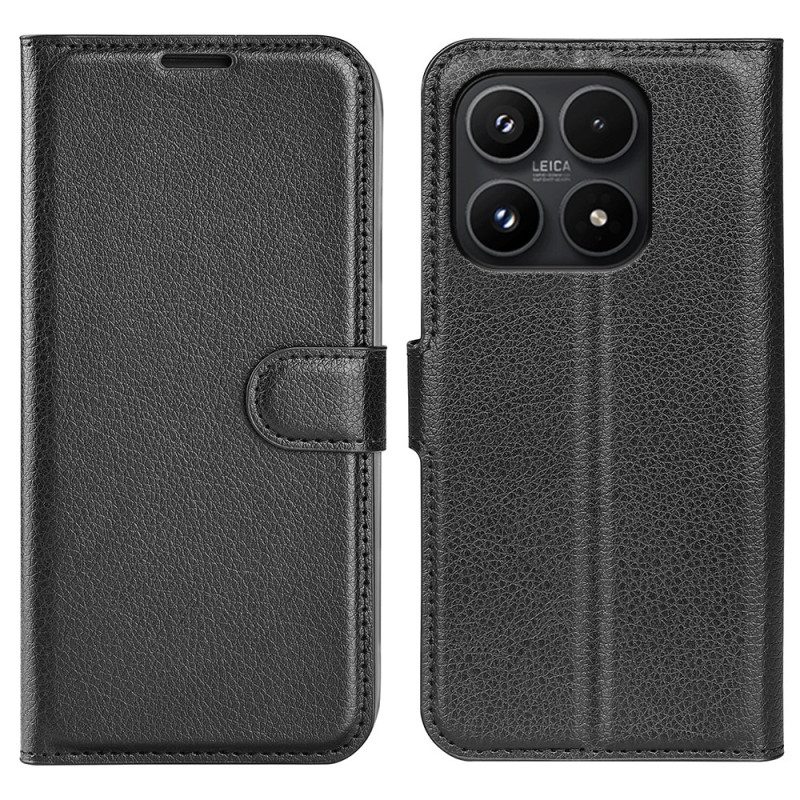 Fodral Xiaomi 17 Klassiskt Litchi-imitationsläder
