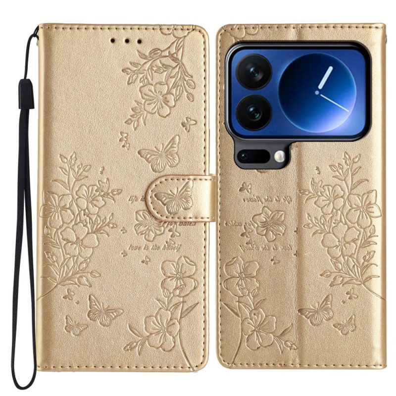 Fodral Xiaomi 17 Pro Blommönster