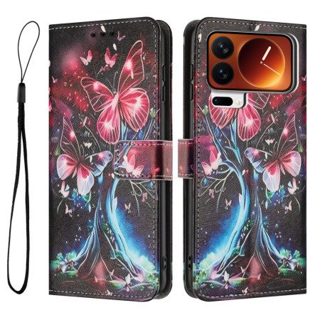 Fodral Xiaomi 17 Pro Fjärilsträd
