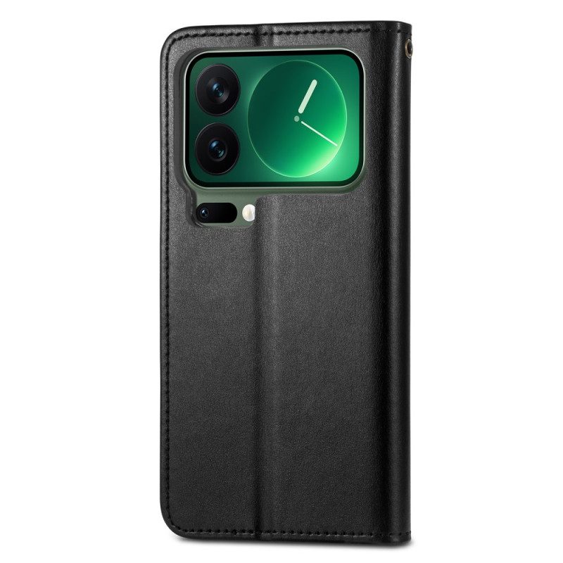 Fodral Xiaomi 17 Pro Max Guldspänne