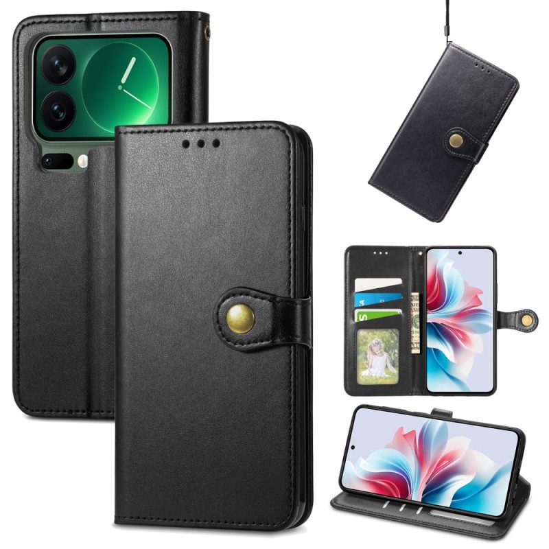 Fodral Xiaomi 17 Pro Max Guldspänne