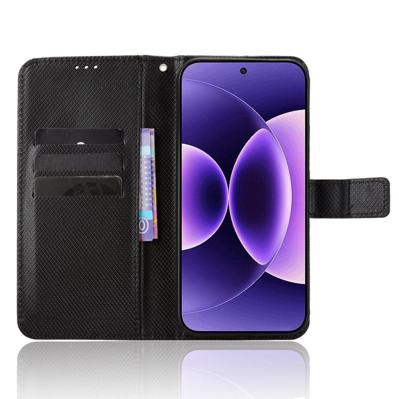 Fodral Xiaomi 17 Pro Texturerat Konstläder
