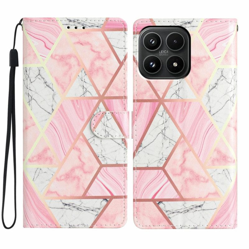 Fodral Xiaomi 17 Rosa Marmor