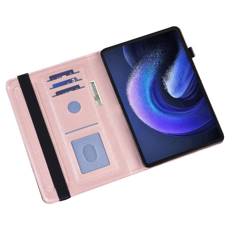 Fodral Xiaomi Pad 6 Blommönster