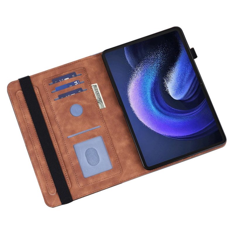 Fodral Xiaomi Pad 6 Med Plånboksfunktion Och Stativ