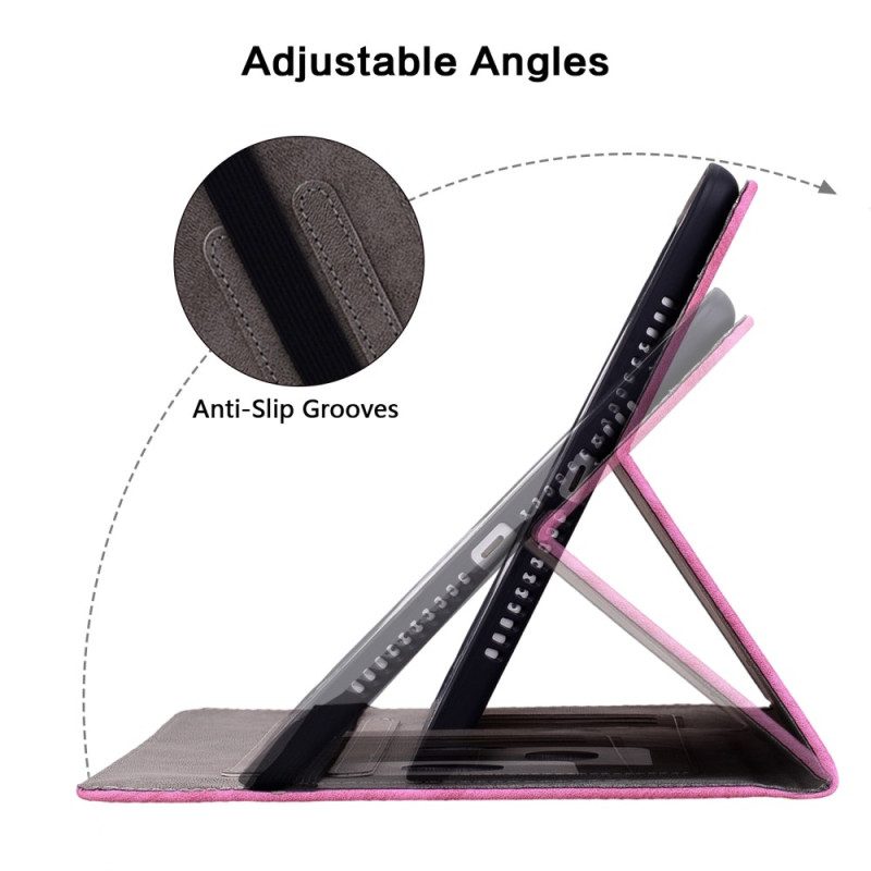 Fodral Xiaomi Pad 6 Pro Rosa Lädereffekt