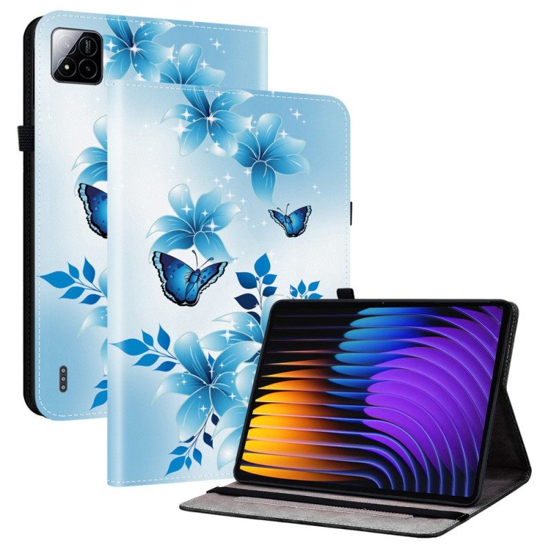 Fodral Xiaomi Pad 7 / 7 Pro Blå Dekoration
