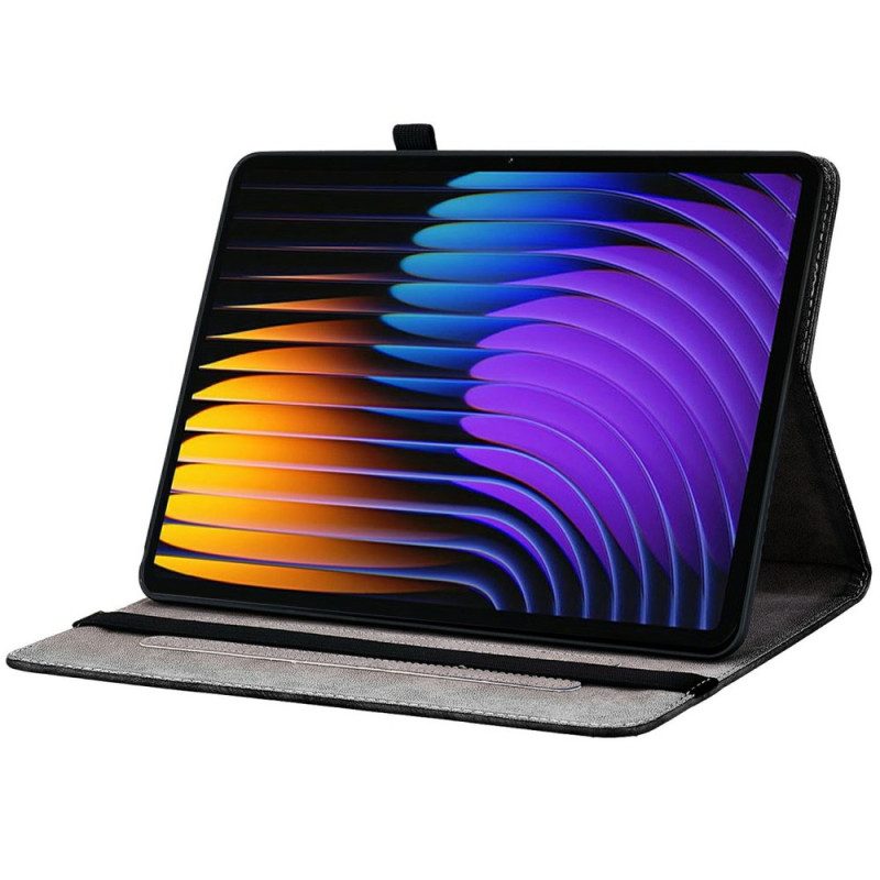 Fodral Xiaomi Pad 7 / 7 Pro Gyllene Rosor Och Fjärilar