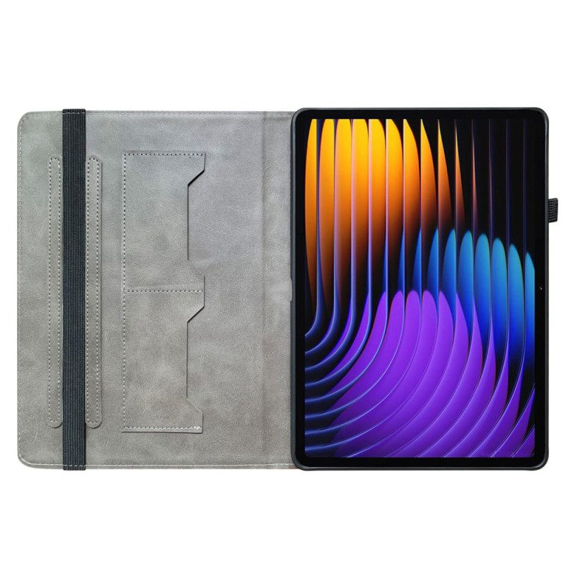 Fodral Xiaomi Pad 7 / 7 Pro Jadeblommor