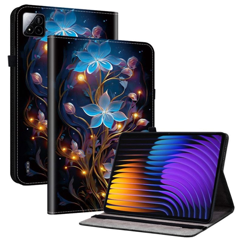 Fodral Xiaomi Pad 7 / 7 Pro Lysande Blommor