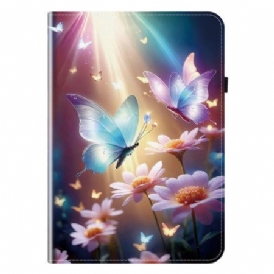 Fodral Xiaomi Pad 7 / 7 Pro Lysande Fjärilar