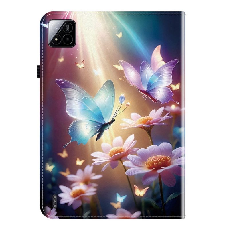 Fodral Xiaomi Pad 7 / 7 Pro Lysande Fjärilar