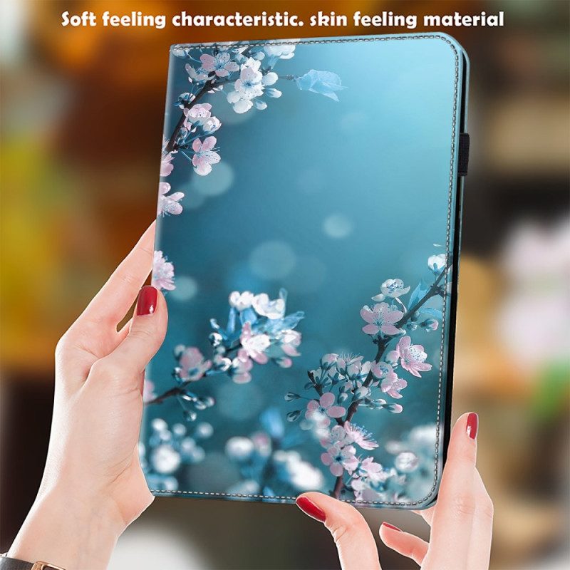 Fodral Xiaomi Pad 7 / 7 Pro Persikoblommor