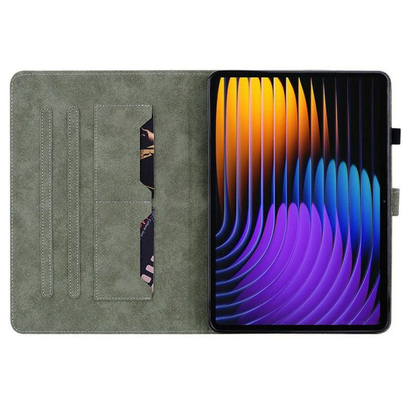 Fodral Xiaomi Pad 7 / 7 Pro Vintage Konstläder