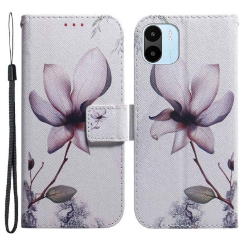 Fodral Xiaomi Redmi A1 Blomma Dusty Pink