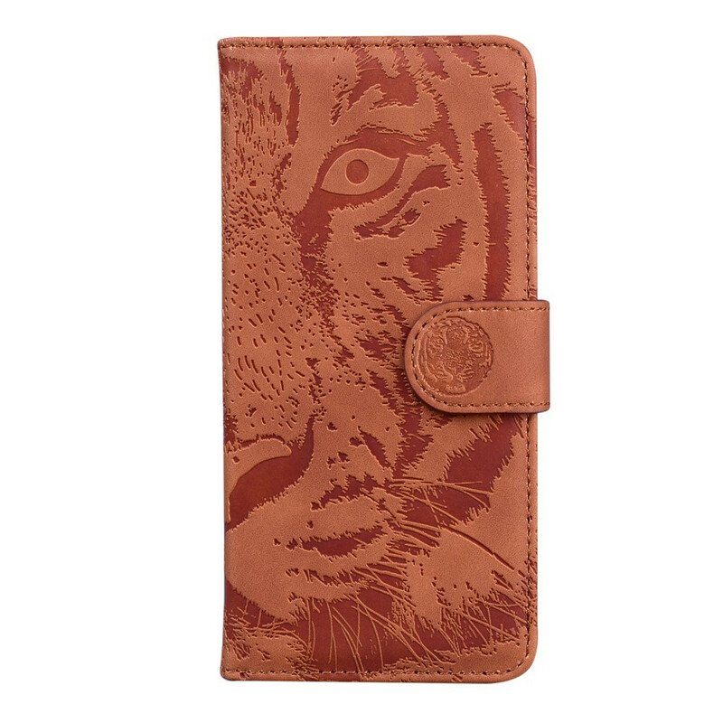 Fodral Xiaomi Redmi Note 10 5G Tiger Face Print