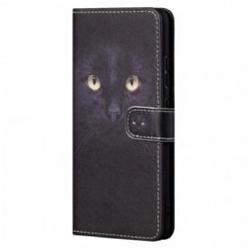 Fodral Xiaomi Redmi Note 11 Pro / 11 Pro 5G Med Kedjar Strappy Black Cat Eyes