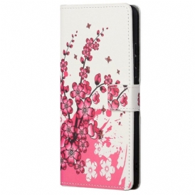 Fodral Xiaomi Redmi Note 11 Pro / 11 Pro 5G Tropiska Blommor