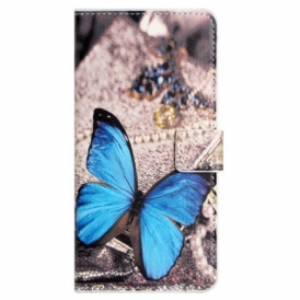 Fodral Xiaomi Redmi Note 12 4G Blå Fjäril