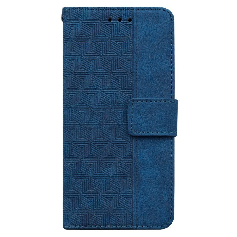 Fodral Xiaomi Redmi Note 12 4G Med Kedjar Strappy Mönster