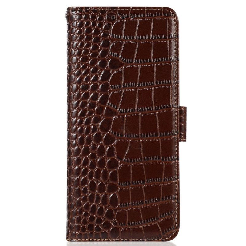 Fodral Xiaomi Redmi Note 12 Pro Plus Crocodile Style Rfid