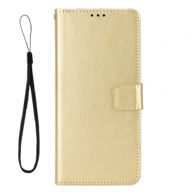 Fodral Xiaomi Redmi Note 13 5g Flashigt Konstläder Med Rem