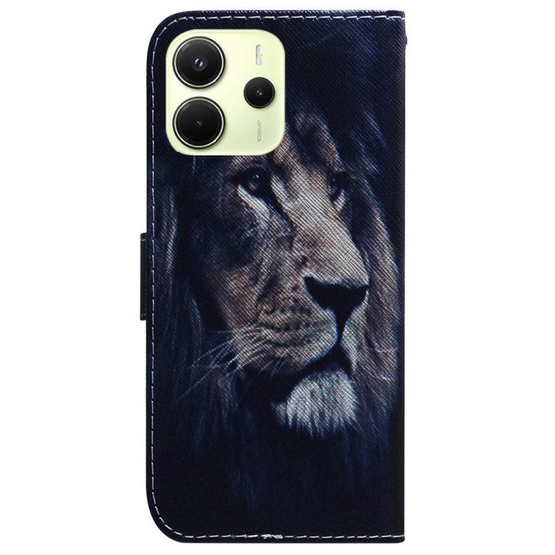 Fodral Xiaomi Redmi Note 14 4g Drömmande Lejon