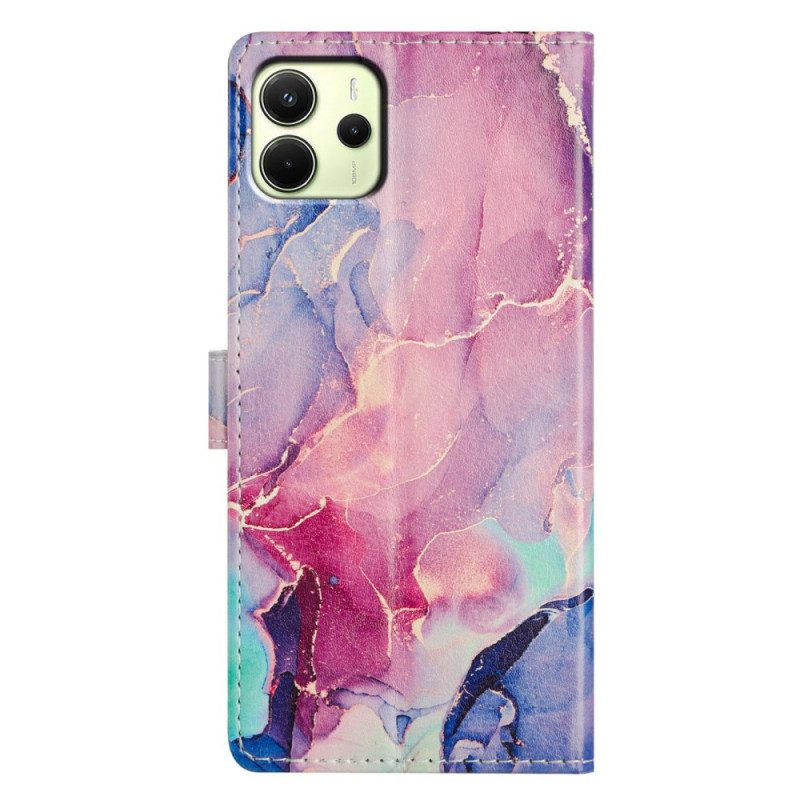 Fodral Xiaomi Redmi Note 14 4g Färgad Marmor