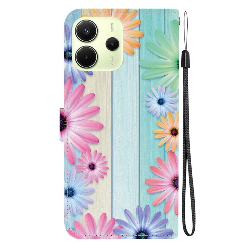 Fodral Xiaomi Redmi Note 14 4g Färgglada Solrosor