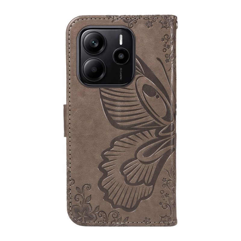 Fodral Xiaomi Redmi Note 14 4g Fjärilstryck