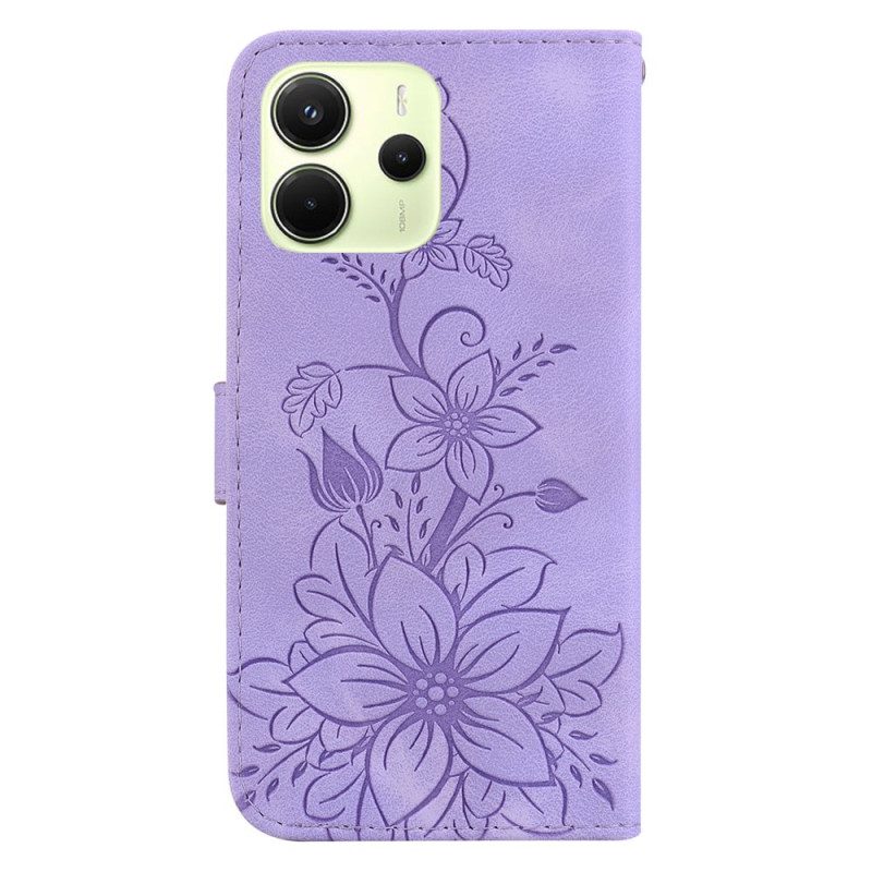 Fodral Xiaomi Redmi Note 14 4g Fleur De Lys