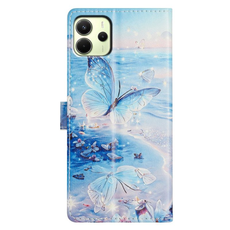 Fodral Xiaomi Redmi Note 14 4g Havsfjäril