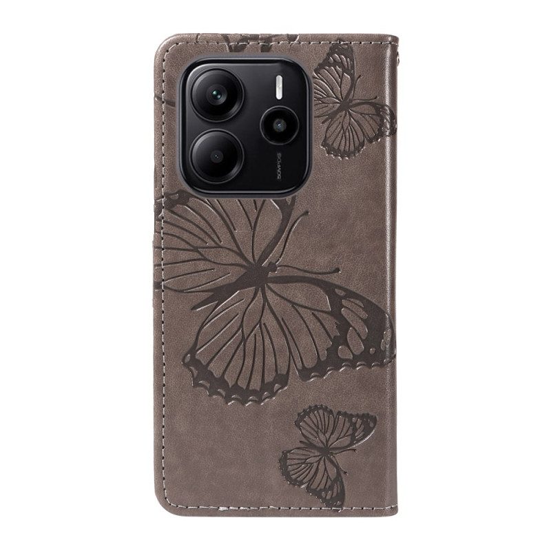 Fodral Xiaomi Redmi Note 14 4g Jättefjärilar