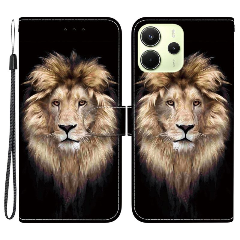 Fodral Xiaomi Redmi Note 14 4g Lejonhuvud